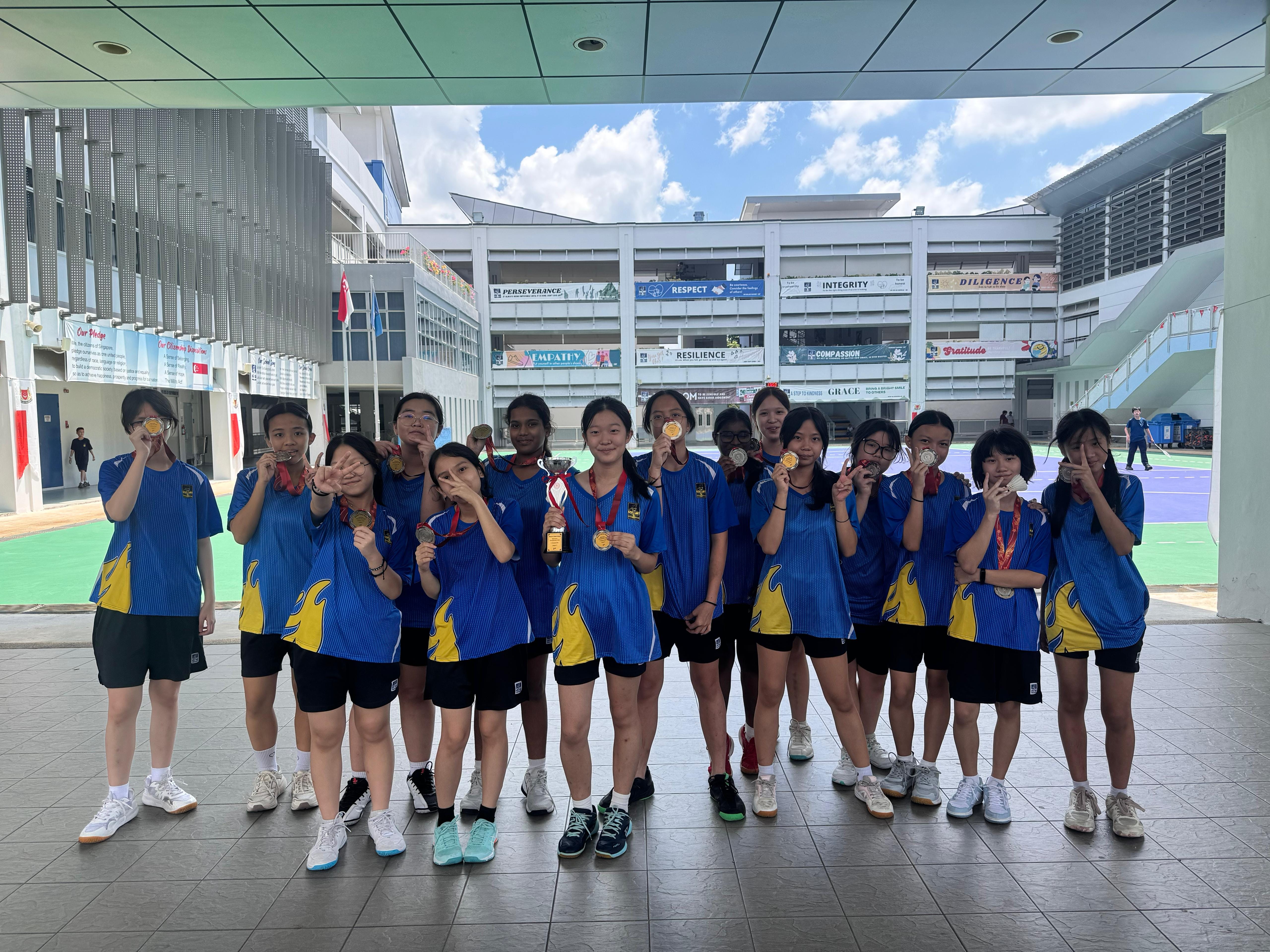 SGS C Girls- 2025 NSG League Three Runners-up